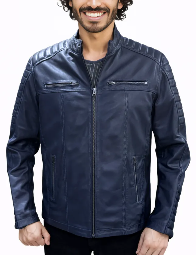 MENS TAZZI LEATHER JACKET