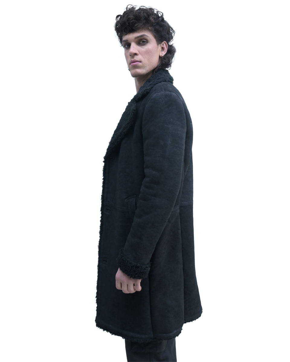 PINTO MENS LEATHER LONG CAOT