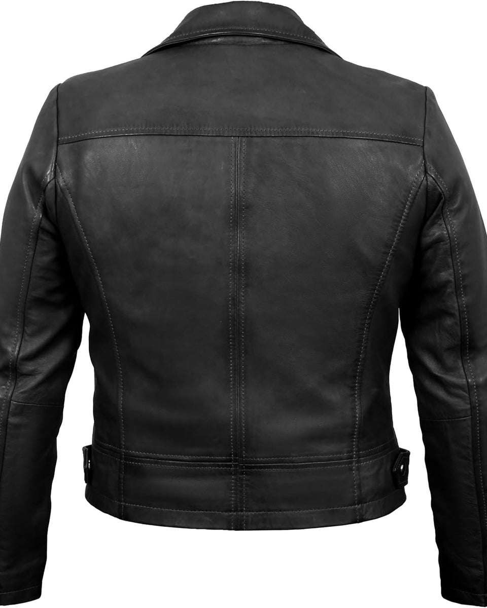 Leather Jacket For Woman’s | Moto Biker Jacket Women Short Coat Jacket