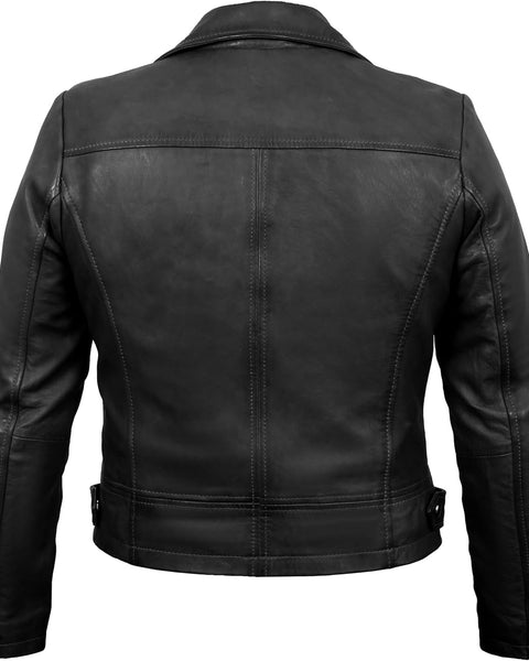 Leather Jacket For Woman’s | Moto Biker Jacket Women Short Coat Jacket