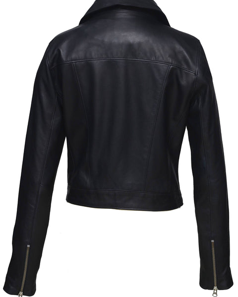 MOTO WOMEN LEATHER JACKET