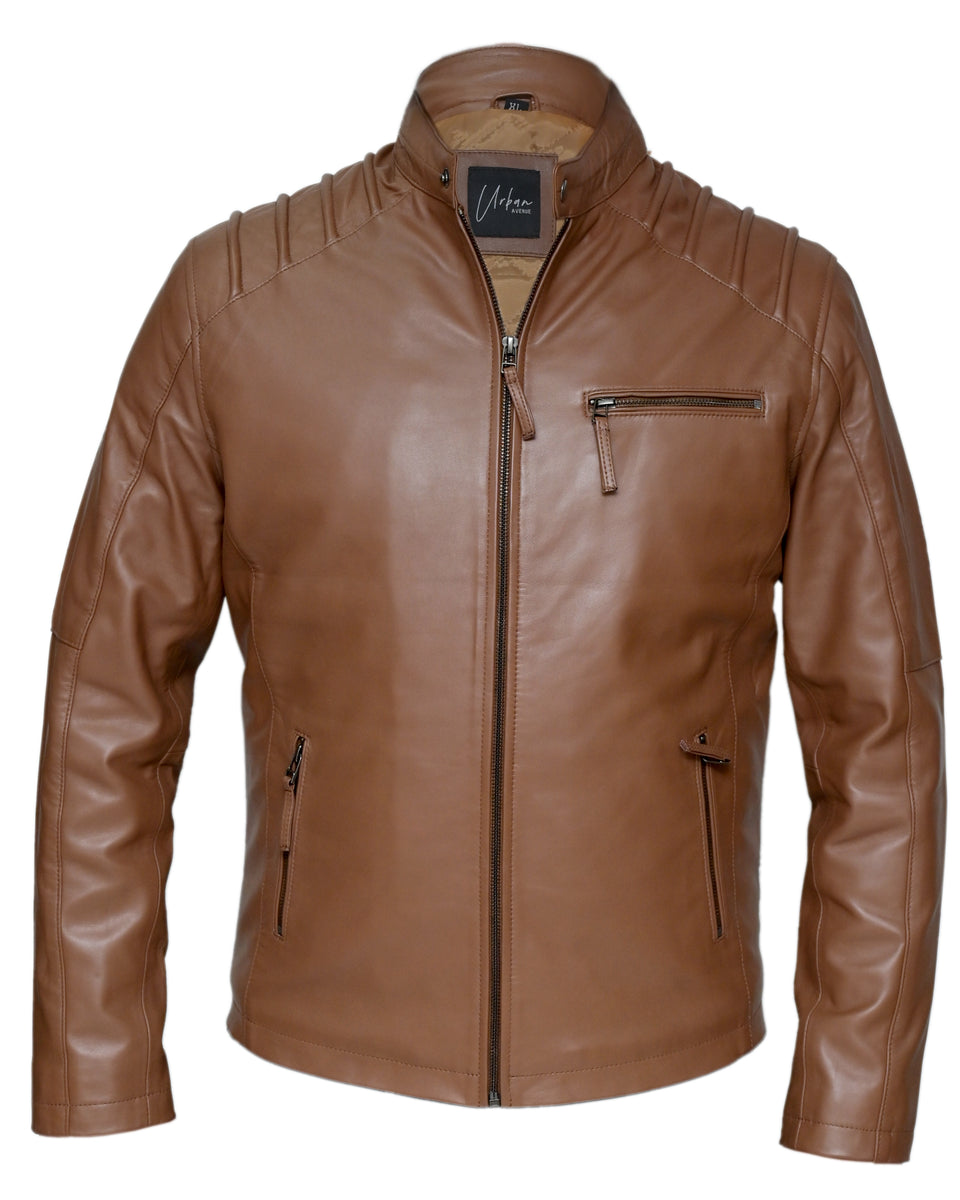 MENS HERCULES EIGHT LEATHER JACKET