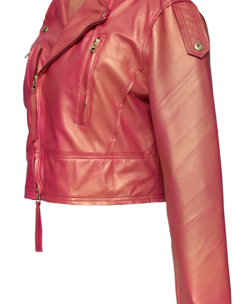 CLASSIC MOTO NOVELTY WOMEN LEATHER JACKET