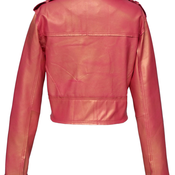 CLASSIC MOTO NOVELTY WOMEN LEATHER JACKET