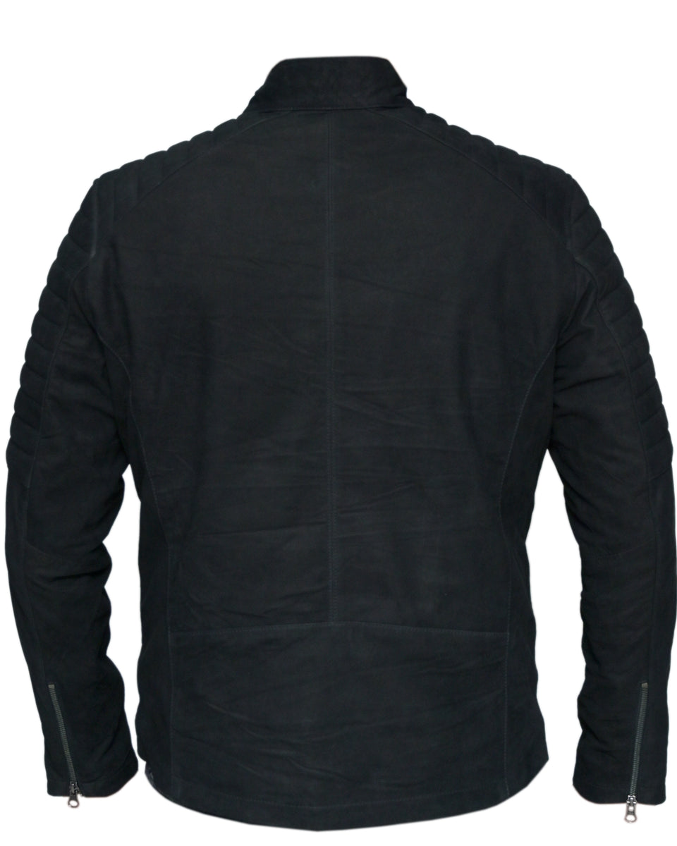 BIKER FOUR MENS LEATHER JACKET