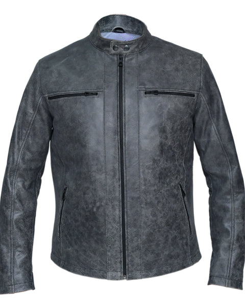 G SIX MENS LEATHER JACKET