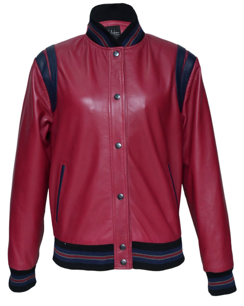 BROOKE BOMBER WOMEN LEATHER JACKET