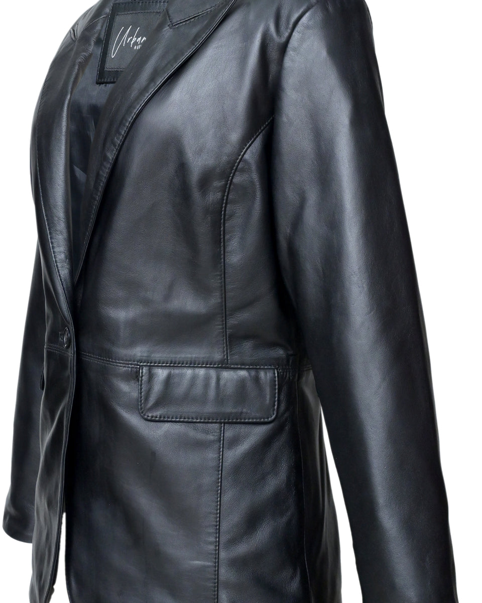 ALLISON ONE WOMEN LEATHER COAT