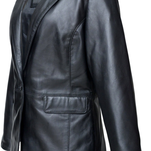 ALLISON ONE WOMEN LEATHER COAT