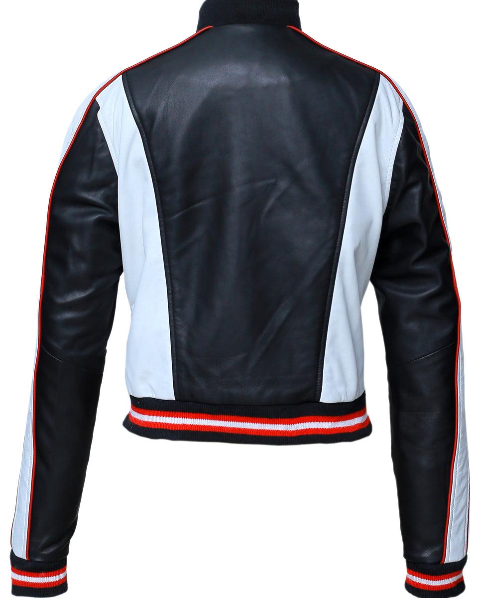 LUNA TRACK WOMEN LEATHER JACKET