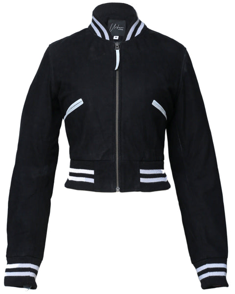 URBAN BOMBER WOMEN LEATHER JACKET