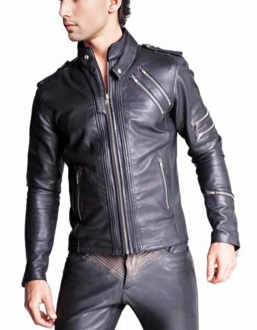 FLJ FOUR MENS LEATHER JAKCET