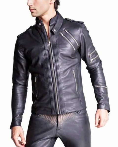 FLJ FOUR MENS LEATHER JAKCET