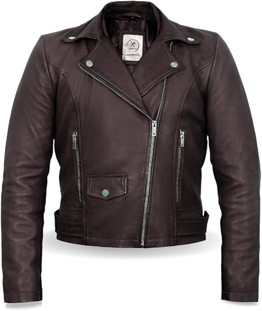 Leather Jacket For Woman’s | Moto Biker Jacket Women Short Coat Jacket