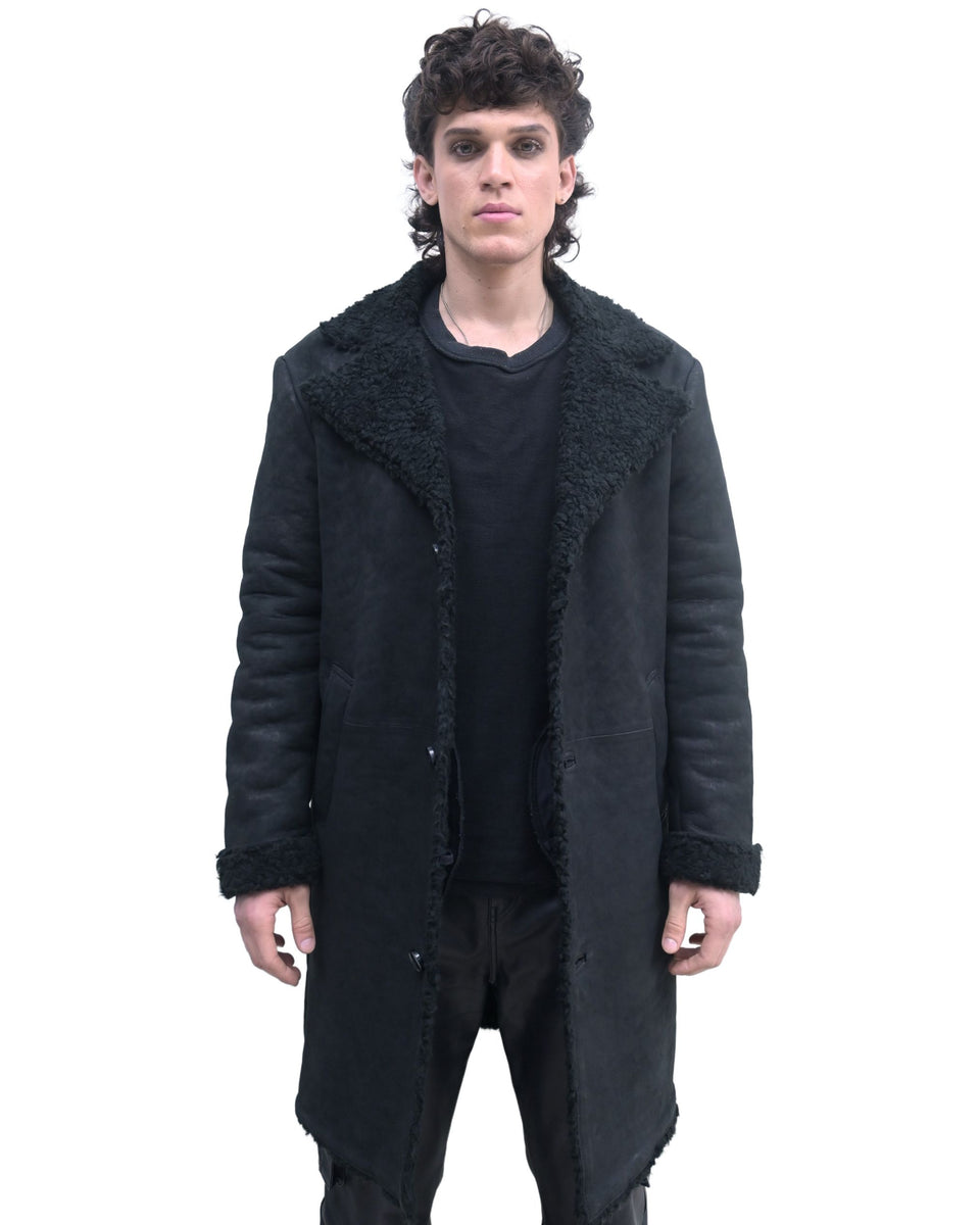 PINTO MENS LEATHER LONG CAOT
